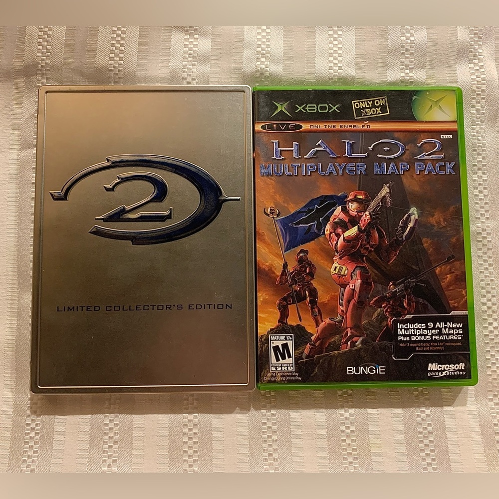 Halo 2 Original XBOX Video Games Bundle Pack! Description Has Titles & Details.